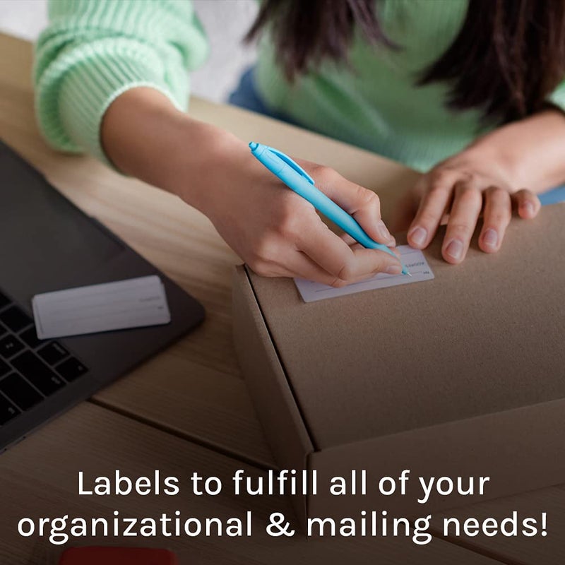 Premium Label Supply White Address Sticker Labels - 2.625"" x 1"" - Laser/Inkjet Compatible - (30 per Sheet), 25 Sheets - 750 Total Adhesive FBA Labels - Image 2